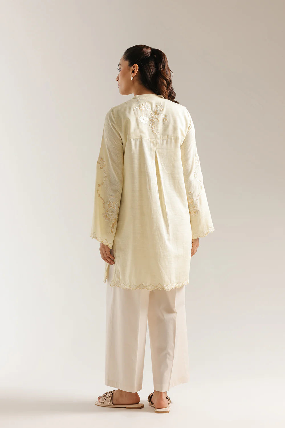 YELLOW BEIGE | E7585/102/110 | Women Casual SS '26 Drop 3 | Ethnc
