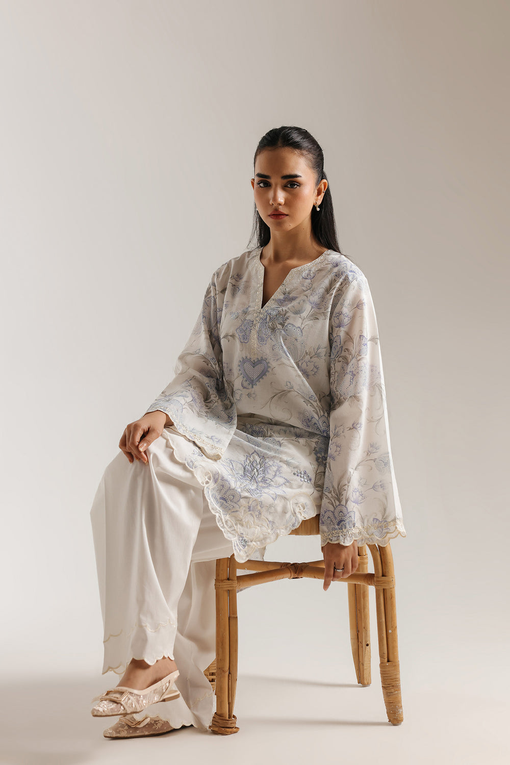 WHITE | E7682/102/001 | Women Casual SS '26 Drop 3 | Ethnc