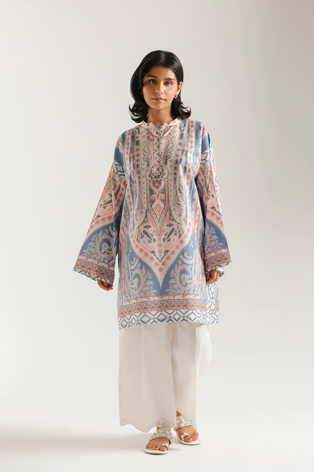 PASTEL PINK | E7971/102/425 | Women Casual Summer '26 - Drop 3 | Ethnc