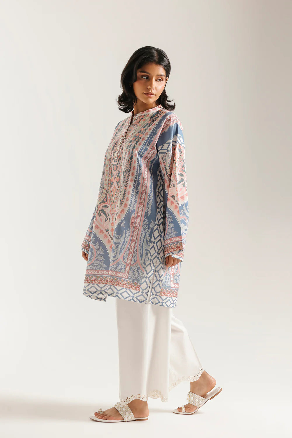 PASTEL PINK | E7971/102/425 | Women Casual Summer '26 - Drop 3 | Ethnc