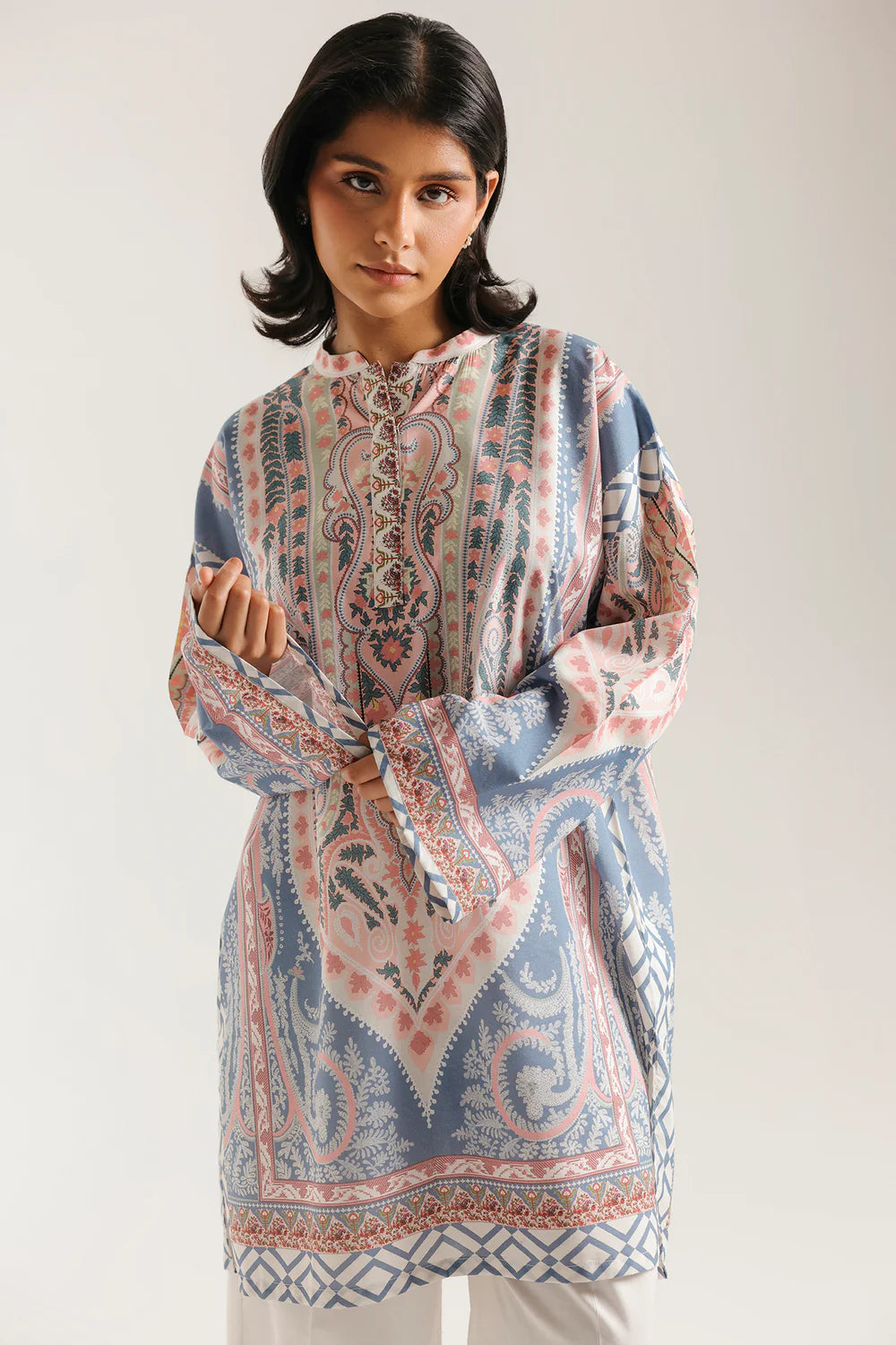PASTEL PINK | E7971/102/425 | Women Casual Summer '26 - Drop 3 | Ethnc