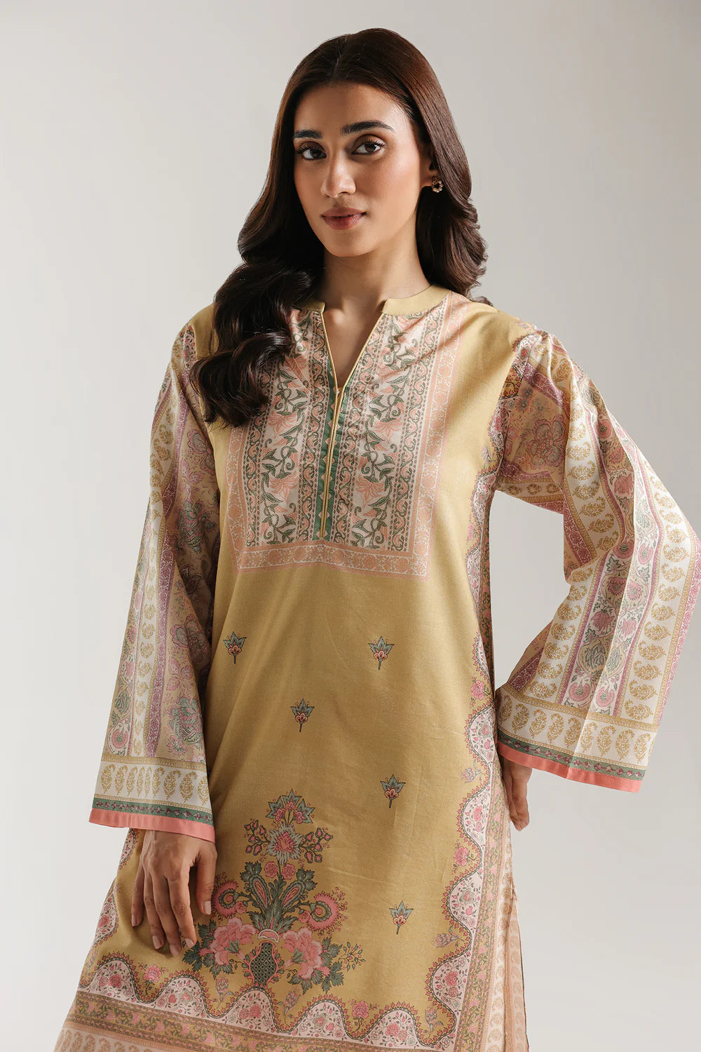PALE YELLOW | E8167/102/114 | Women Casual Summer '26 - Drop 3 | Ethnc