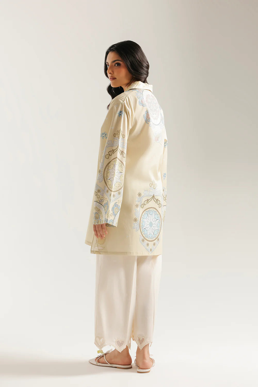 YELLOW BEIGE | E8422/102/110 | Women Casual Summer '26 - Drop 3 | Ethnc