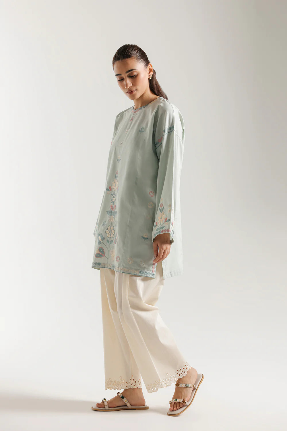 DUSTY GREEN | E8427/102/720 | Women Casual Summer '26 - Drop 3 | Ethnc