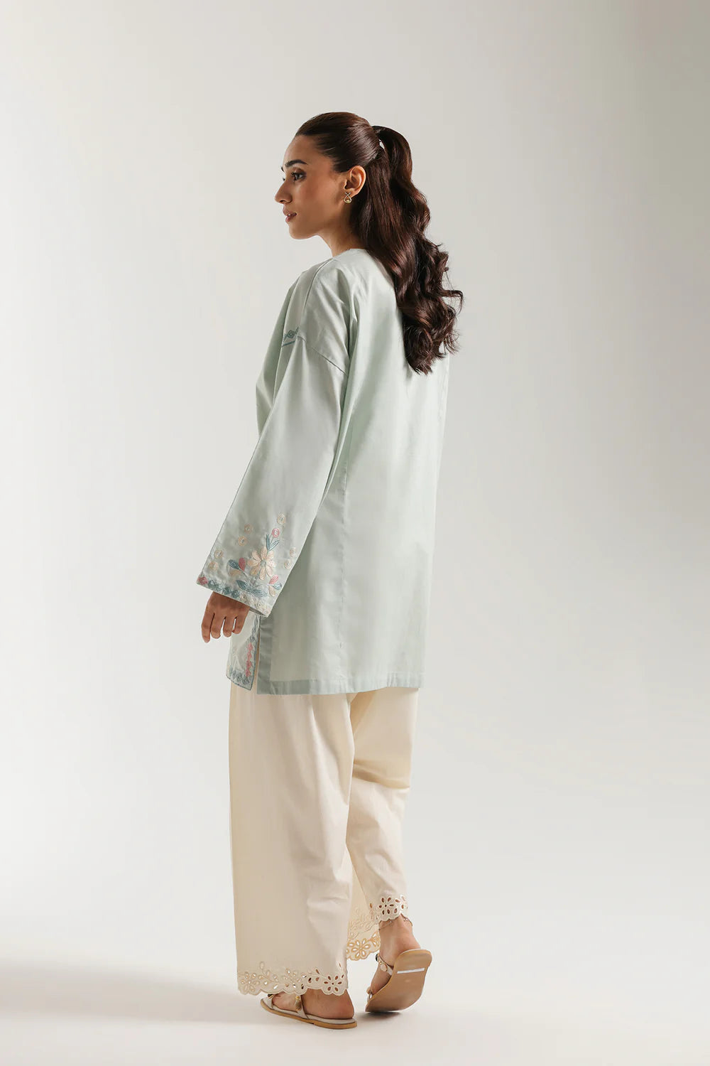 DUSTY GREEN | E8427/102/720 | Women Casual Summer '26 - Drop 3 | Ethnc