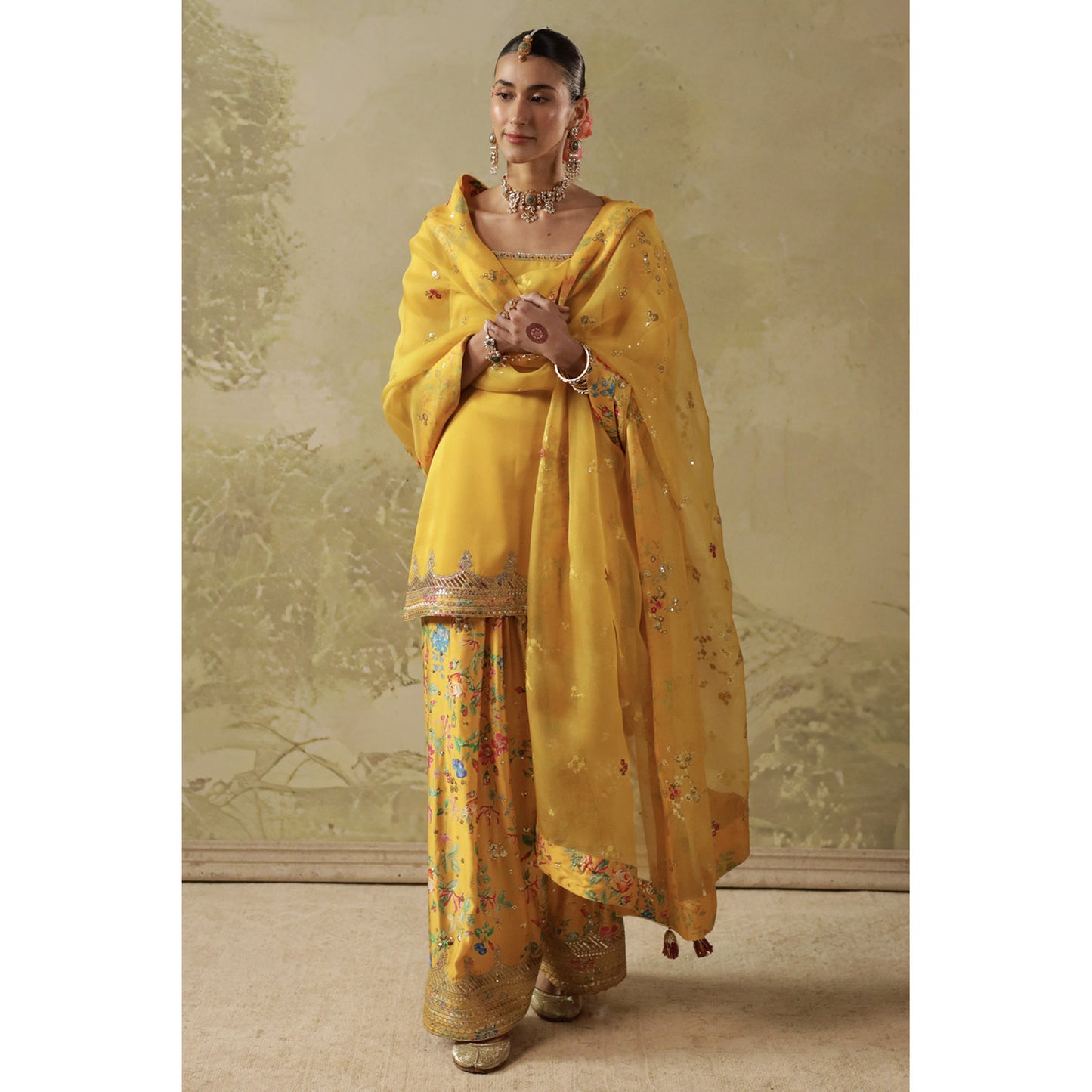 PRINTED YELLOW OUTFIT | DYOT | Sheesham‘26