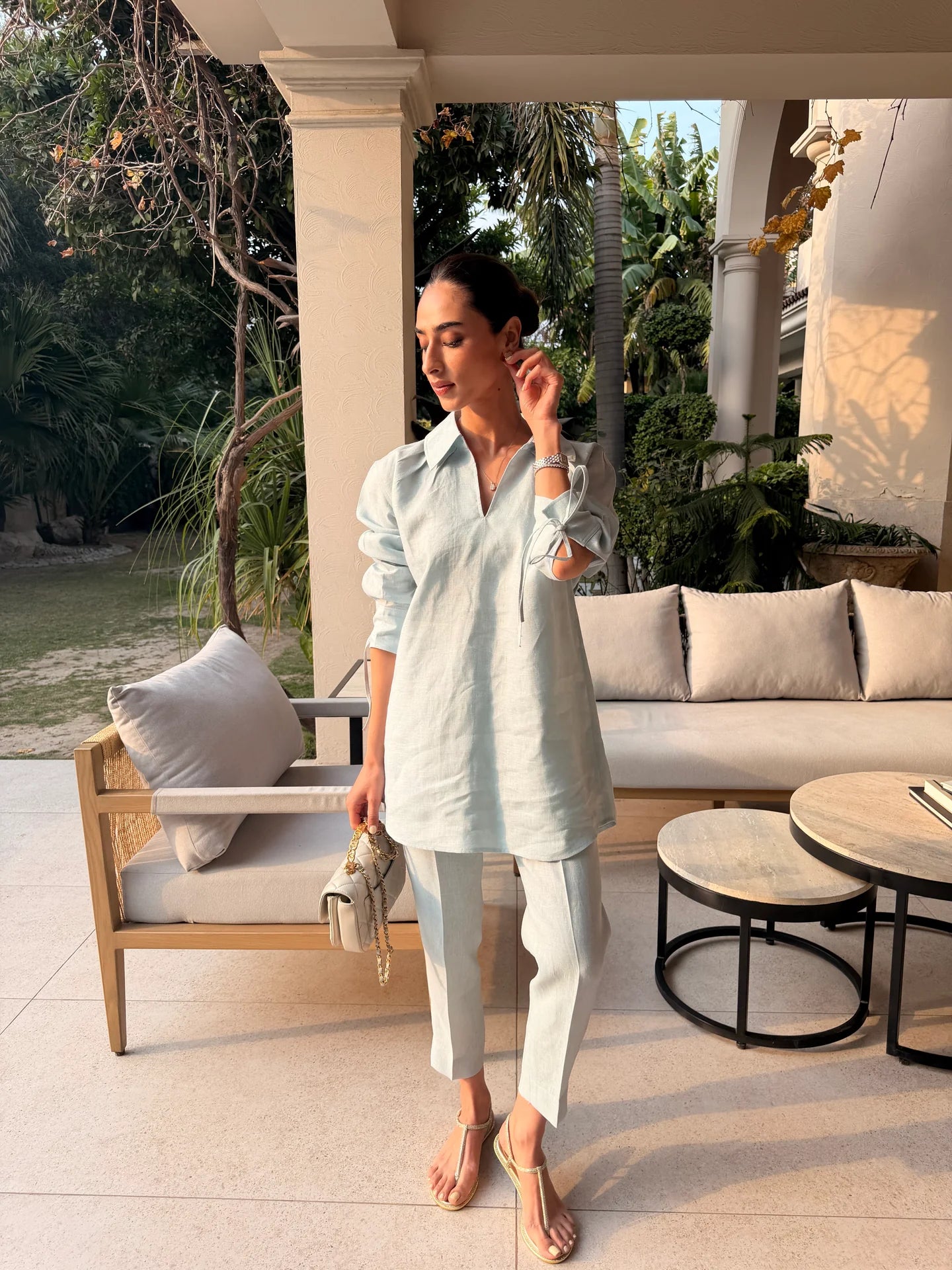 Blue Bow Set | Sak Atelier