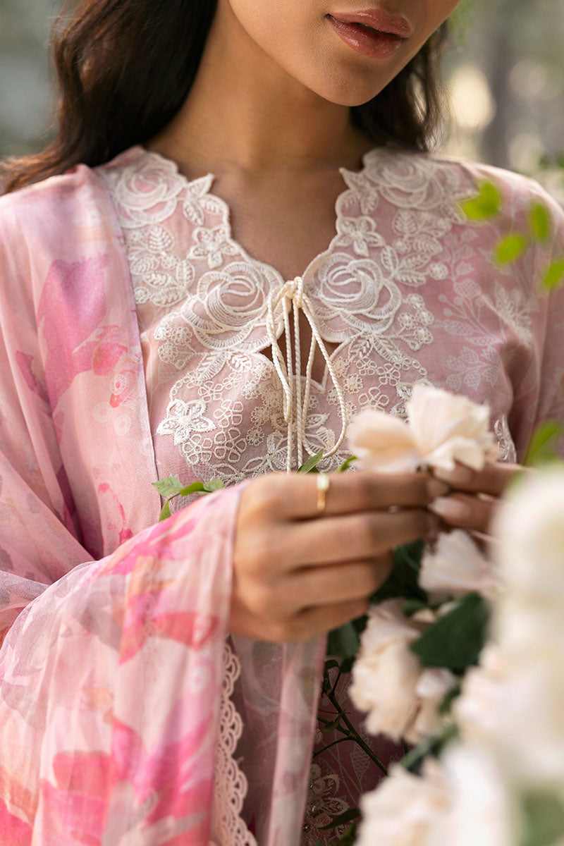MEADOW MIST-3PC PRINTED LAWN SUIT | Cross Stitch