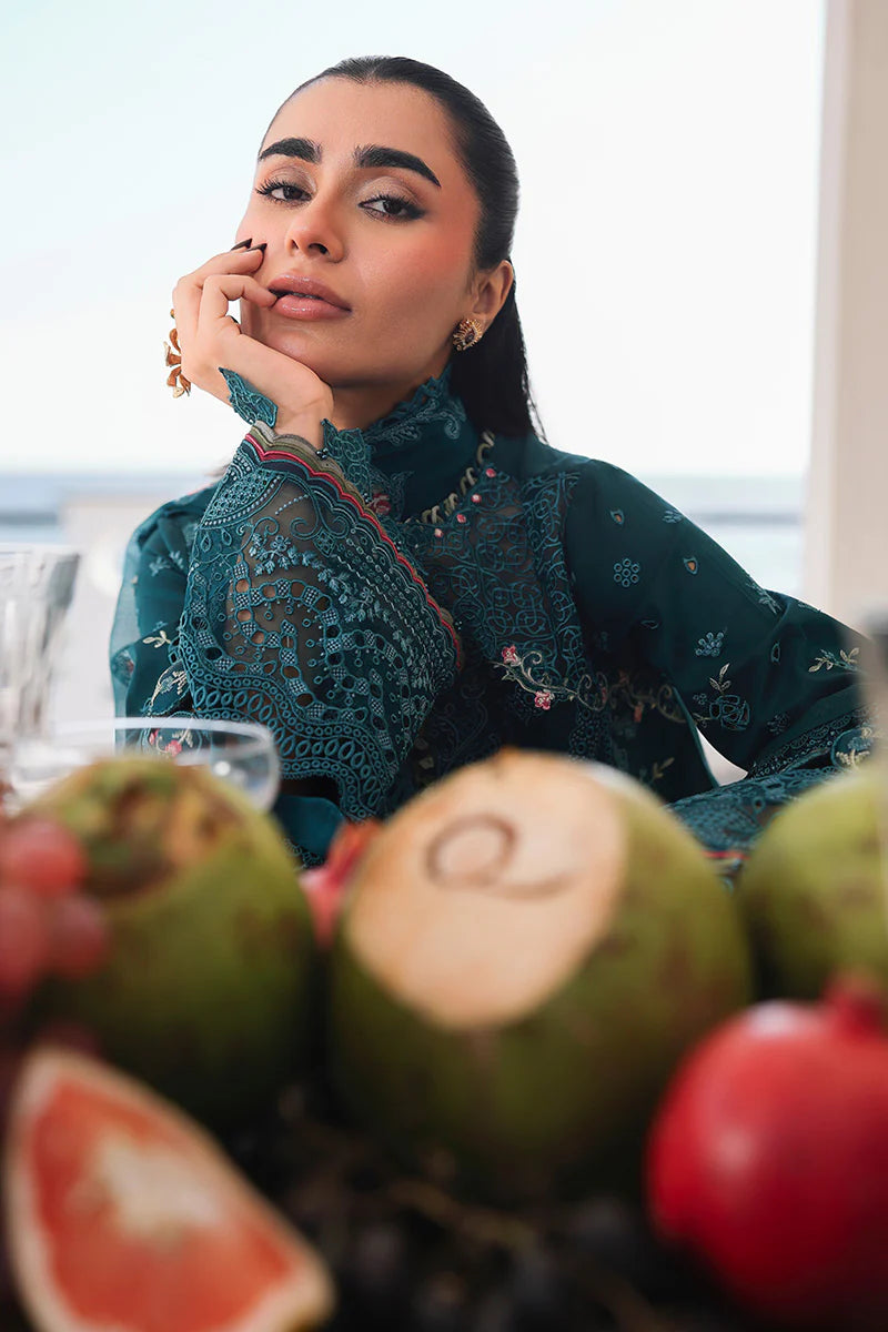 SA-04 ELIF | Qalamkar - Sahil Luxury Lawn’26