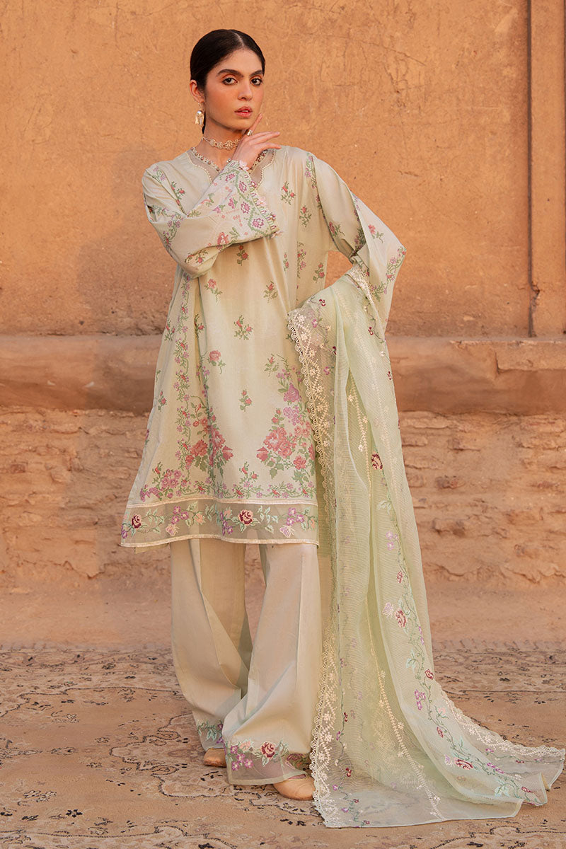 CITRINE AURA-3PC PRINTED LAWN SUIT | Cross Stitch
