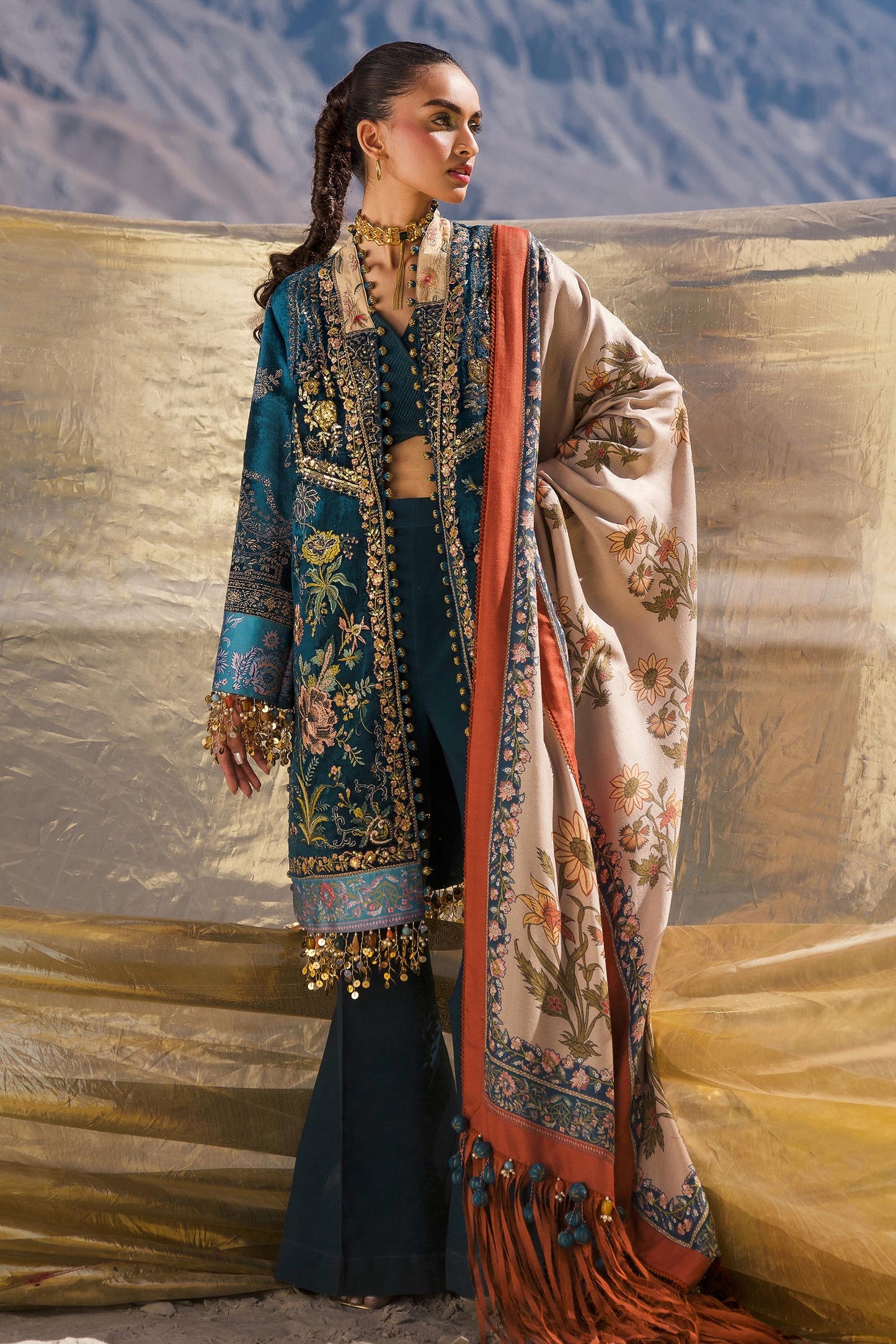 Sana Safinaz Winter Velvet’24| V241-003-3CP