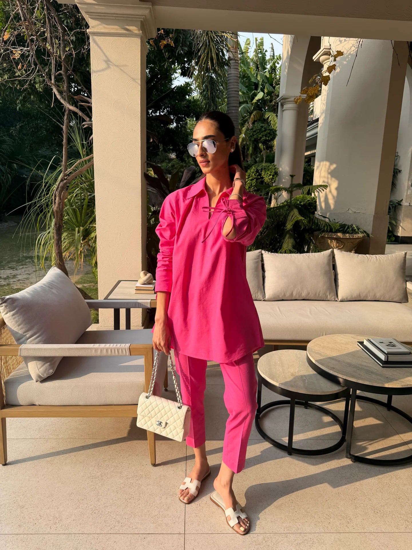 Hot Pink Bow Set | Sak Atelier