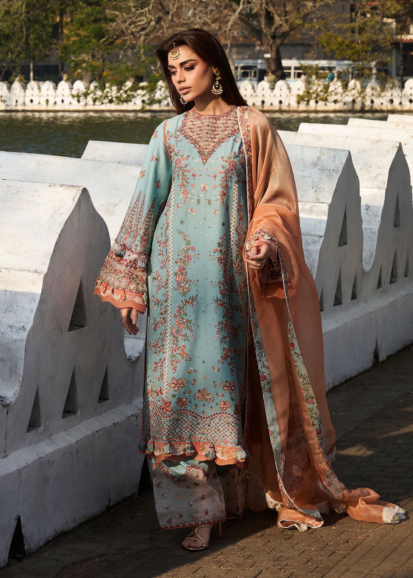 Malibu | Hussain Rehar Luxury Lawn’25