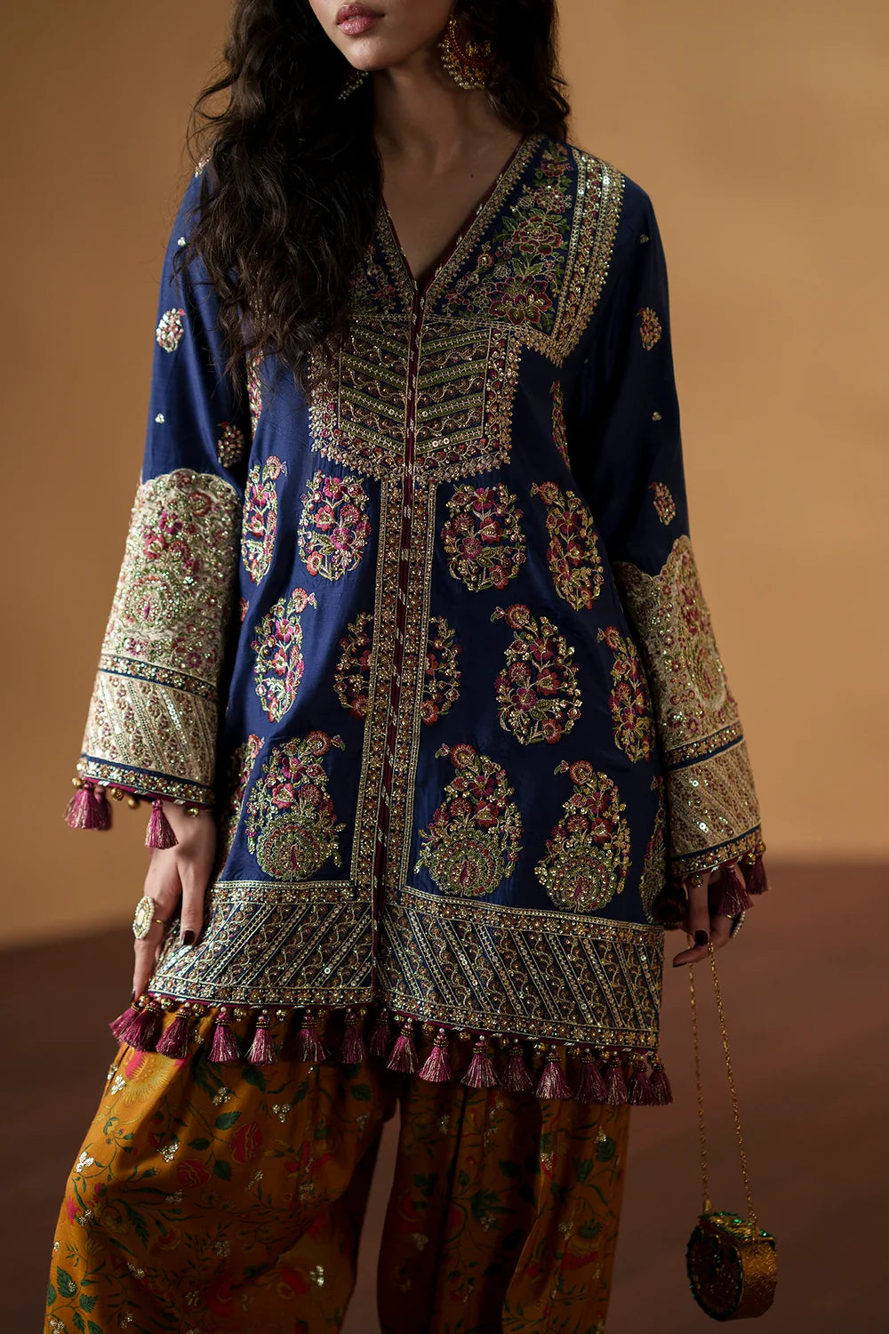 DEEP BLUE | E1224/104/620 | Women Boutique | Ethnc