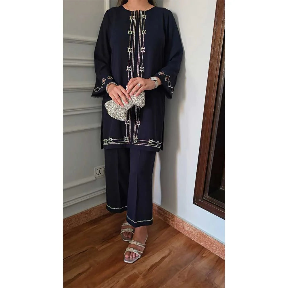 EVA BLUE SET | NIMRAH HAFSA