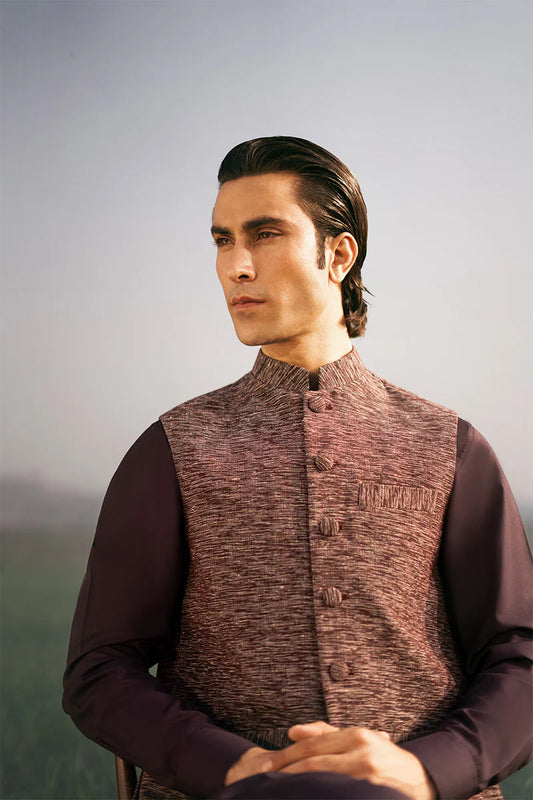 Plum Waistcoat | REPUBLIC MENSWEAR