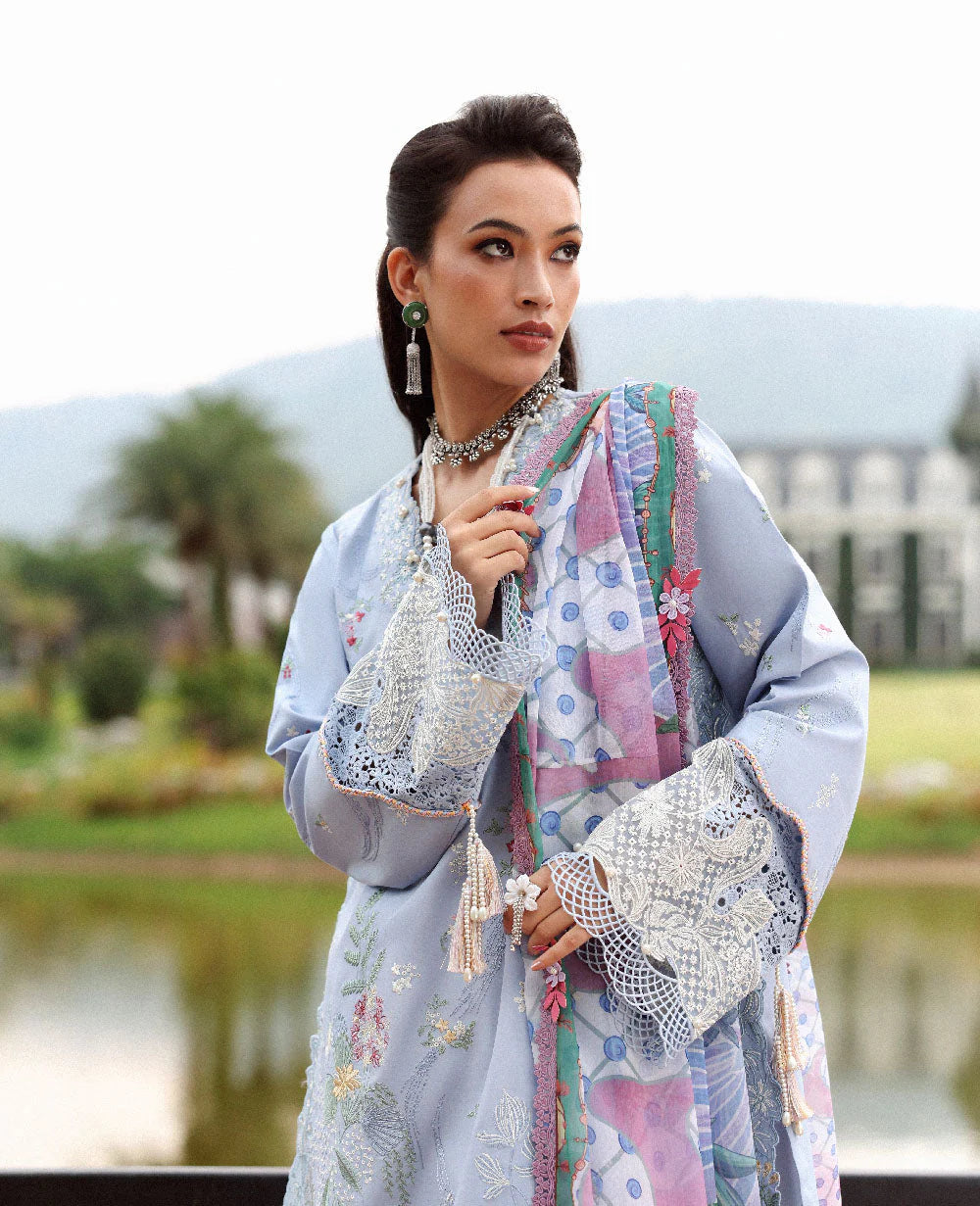 Elowen | Lilas- Summer Unstitched Lawn '26 | Republic Womenswear