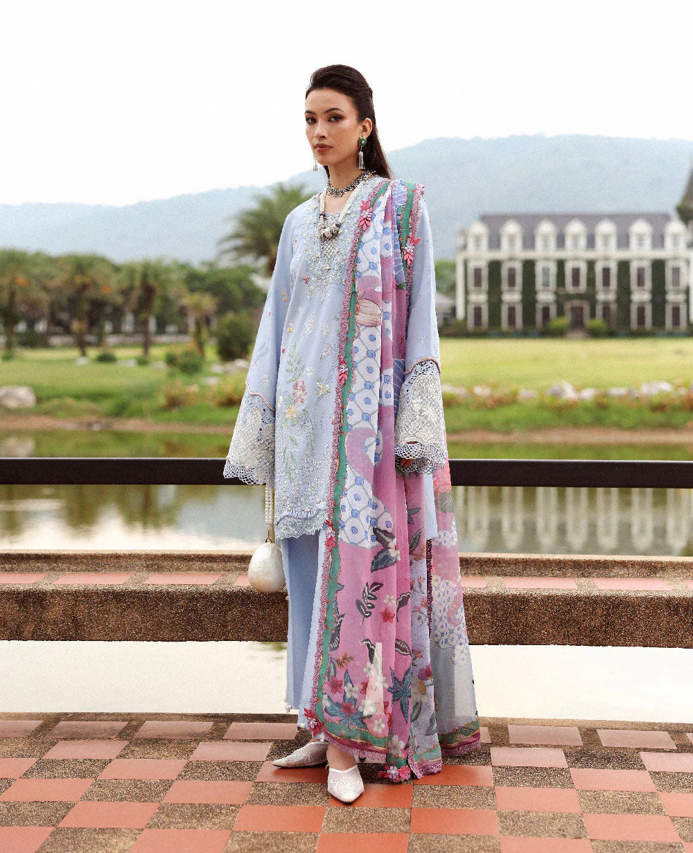 Elowen | Lilas- Summer Unstitched Lawn '26 | Republic Womenswear