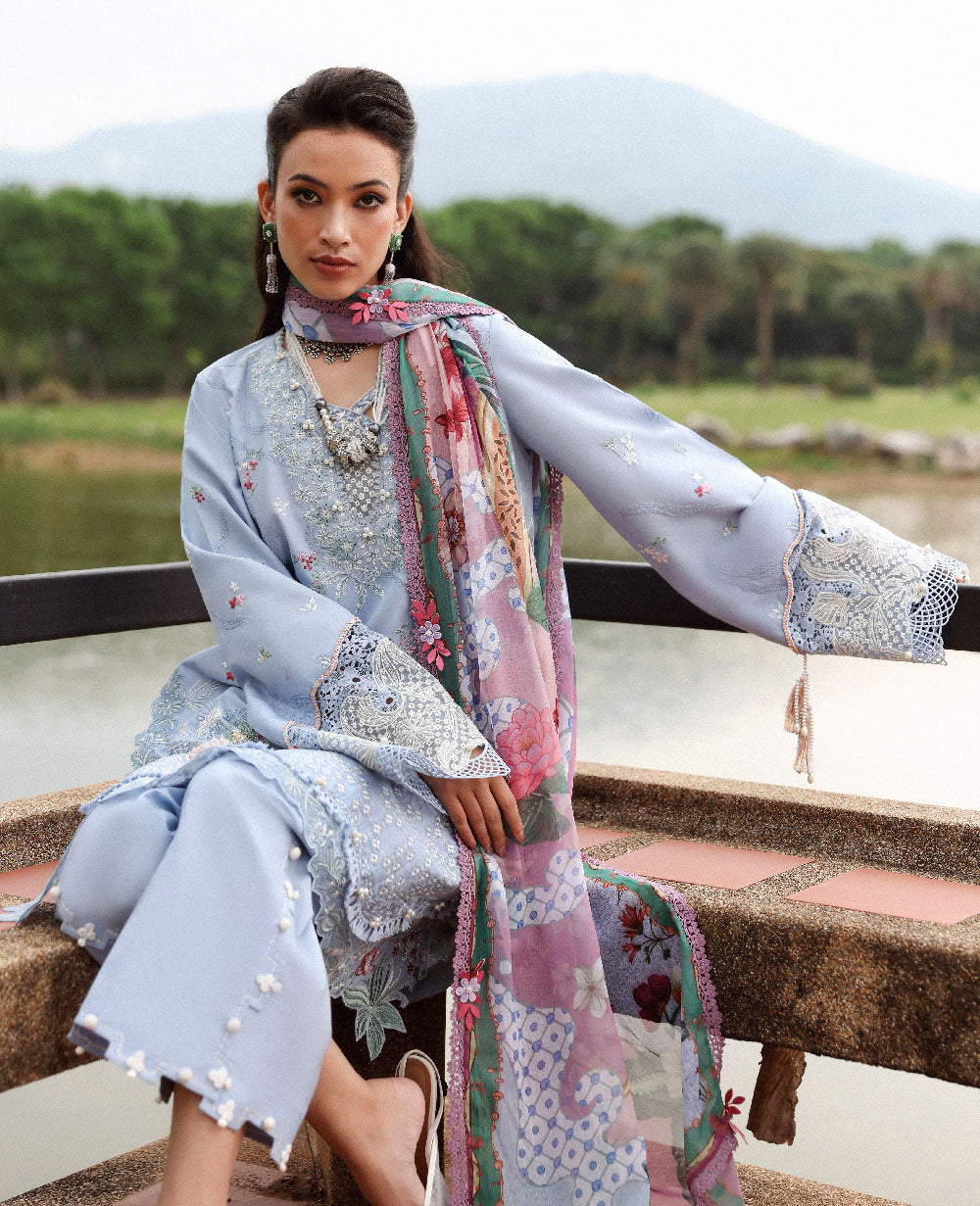 Elowen | Lilas- Summer Unstitched Lawn '26 | Republic Womenswear