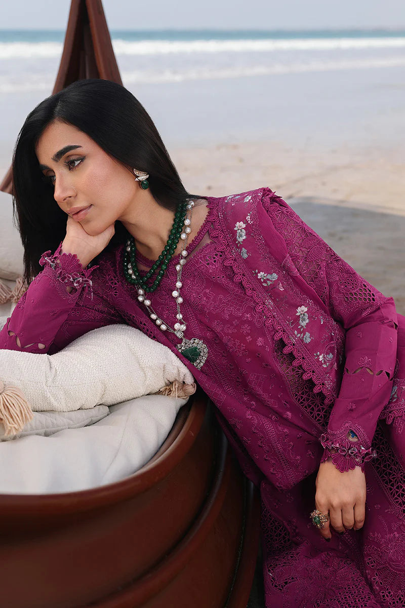 SA-01 ZARA | Qalamkar - Sahil Luxury Lawn’26