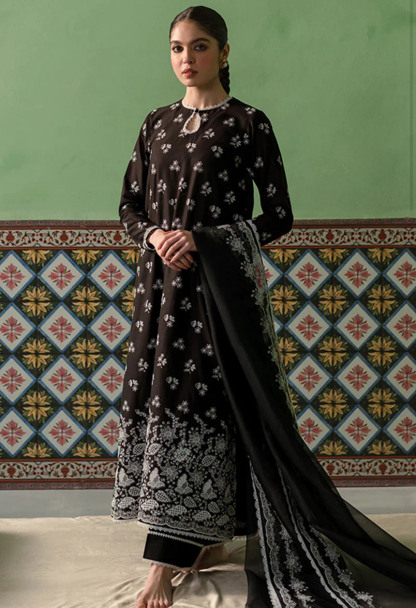 DUSKY SABLE | Chikankari by Cross Stitch