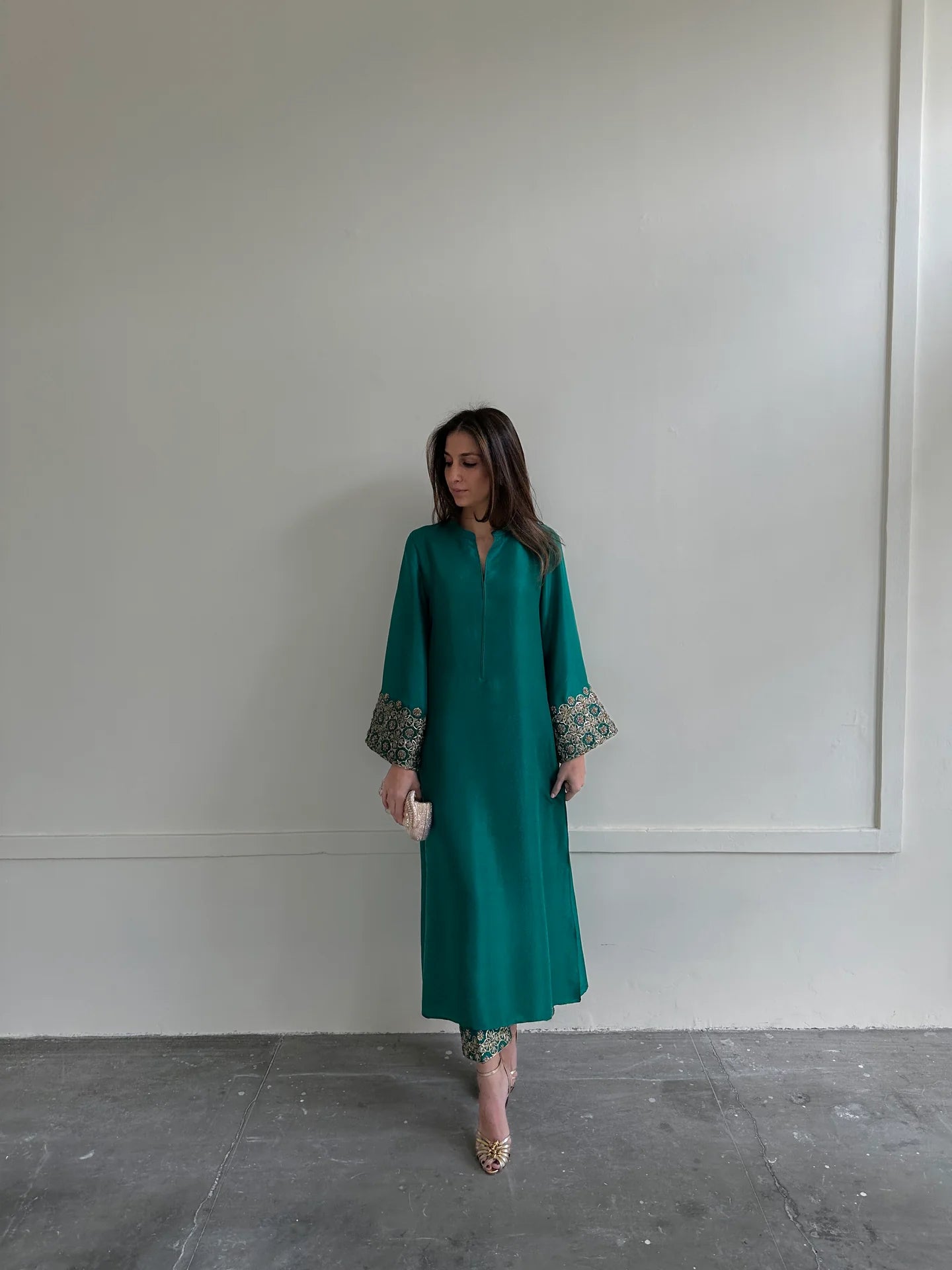 VERDE SILK FORMAL | SAK ATELIER