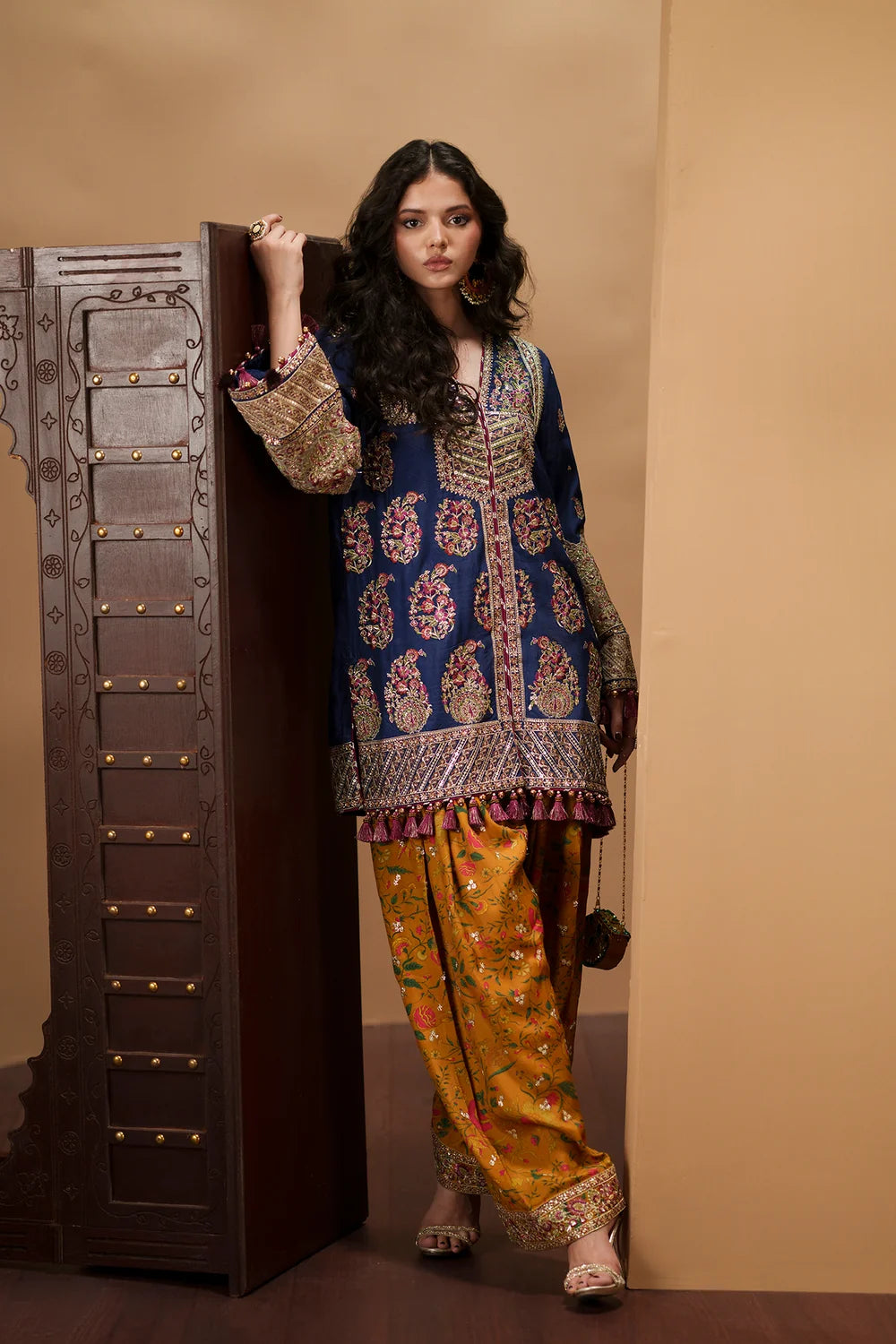 DEEP BLUE | E1224/104/620 | Women Boutique | Ethnc