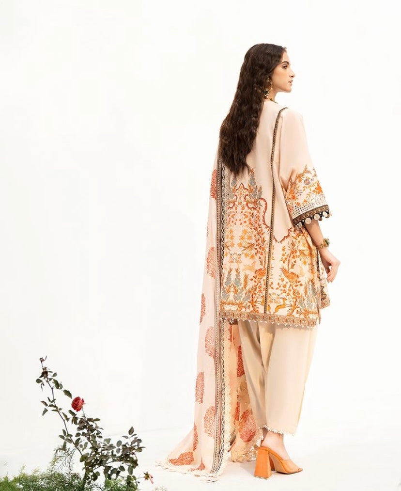 Sana Safinaz Muzlin Lawn | Spring V1 2023 | 28B