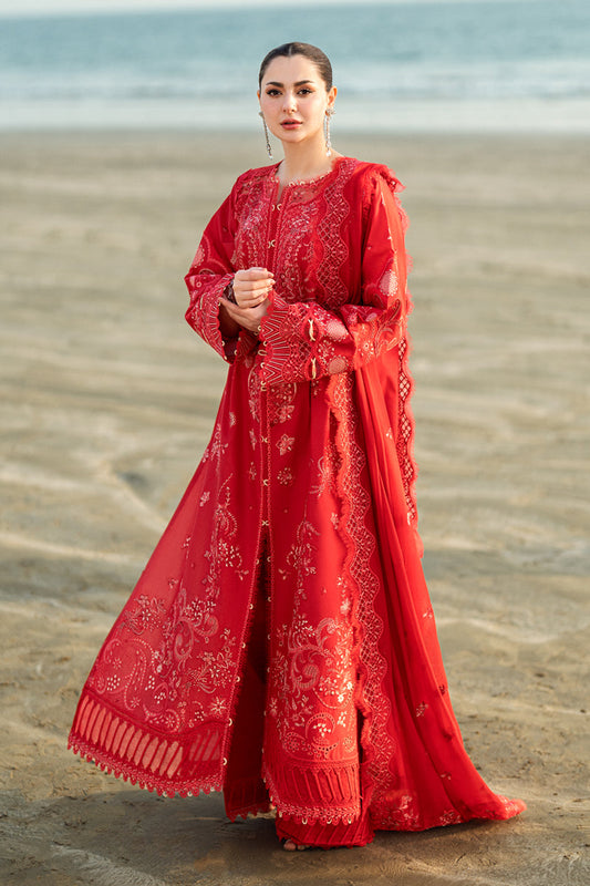 Bella-FK-07| Qalamkar - Sahil Luxury Lawn’25