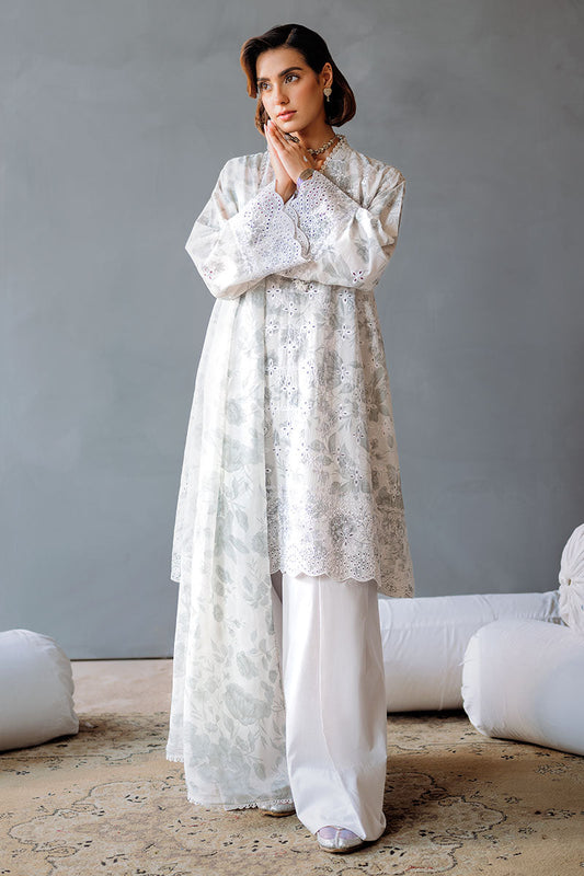 MESH BLOOM-3PC PRINTED LAWN SUIT | Cross Stitch