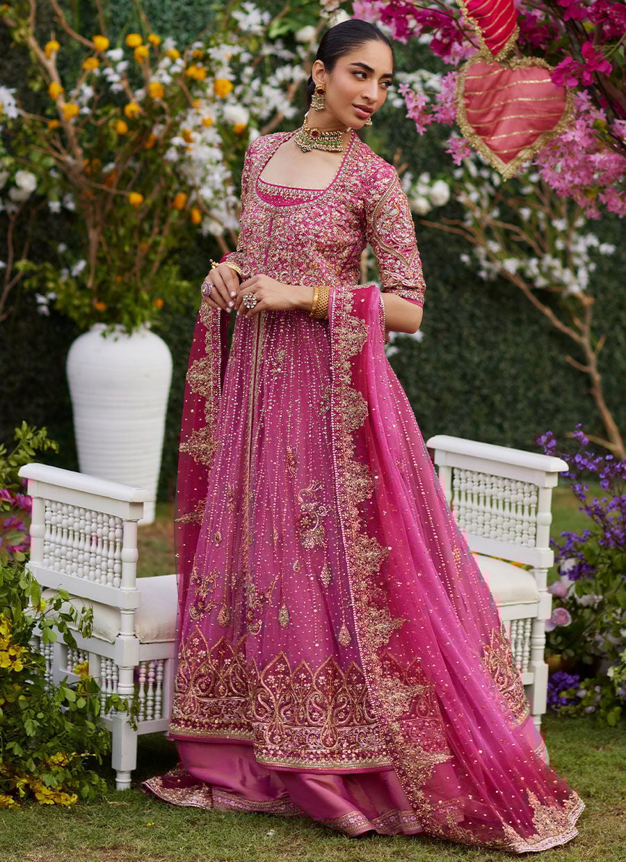 Inara Candy Pink Kalidaar | FARAH TALIB AZIZ