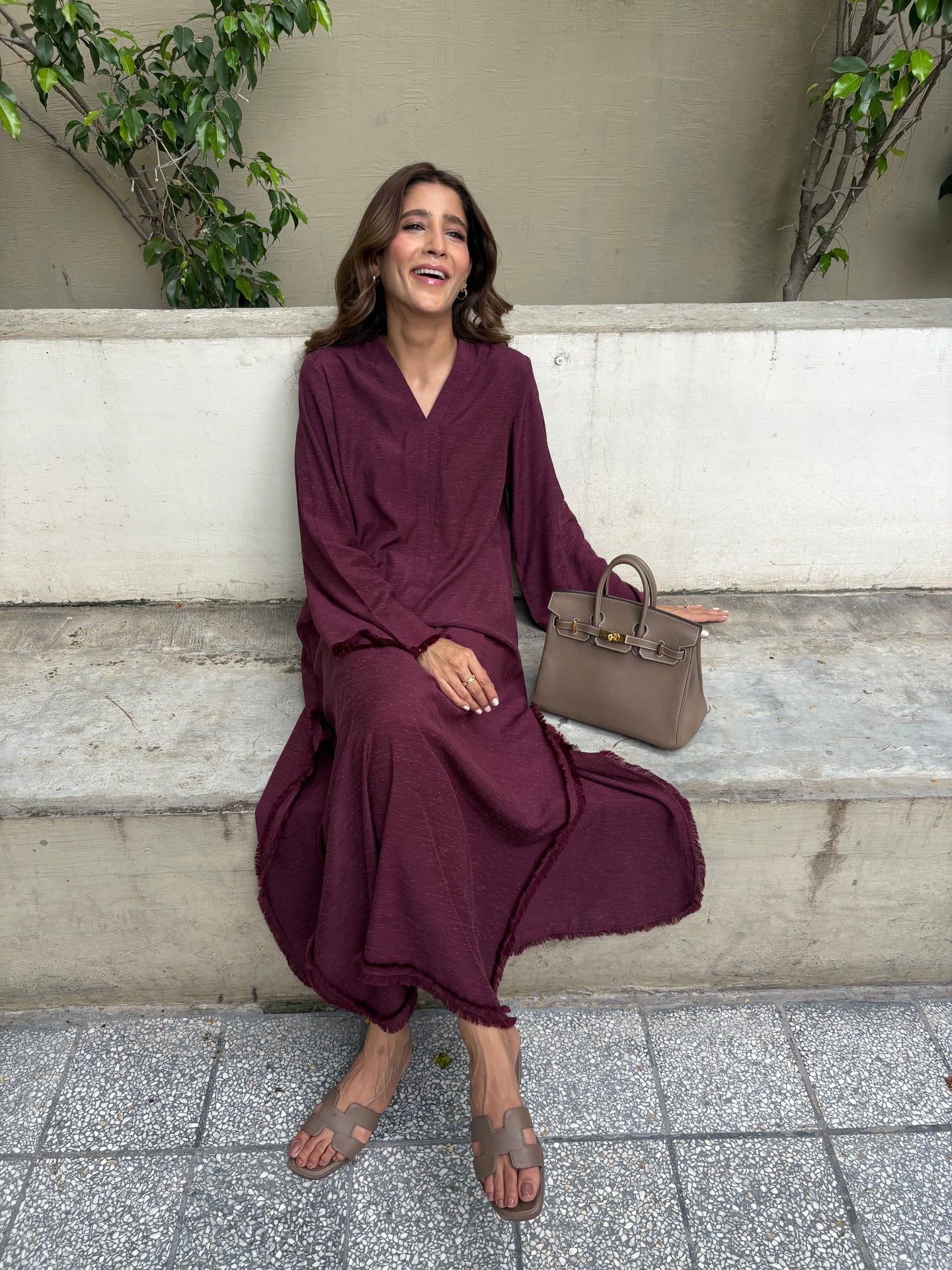 BURGUNDY DHAAGA SET | SAK ATELIER