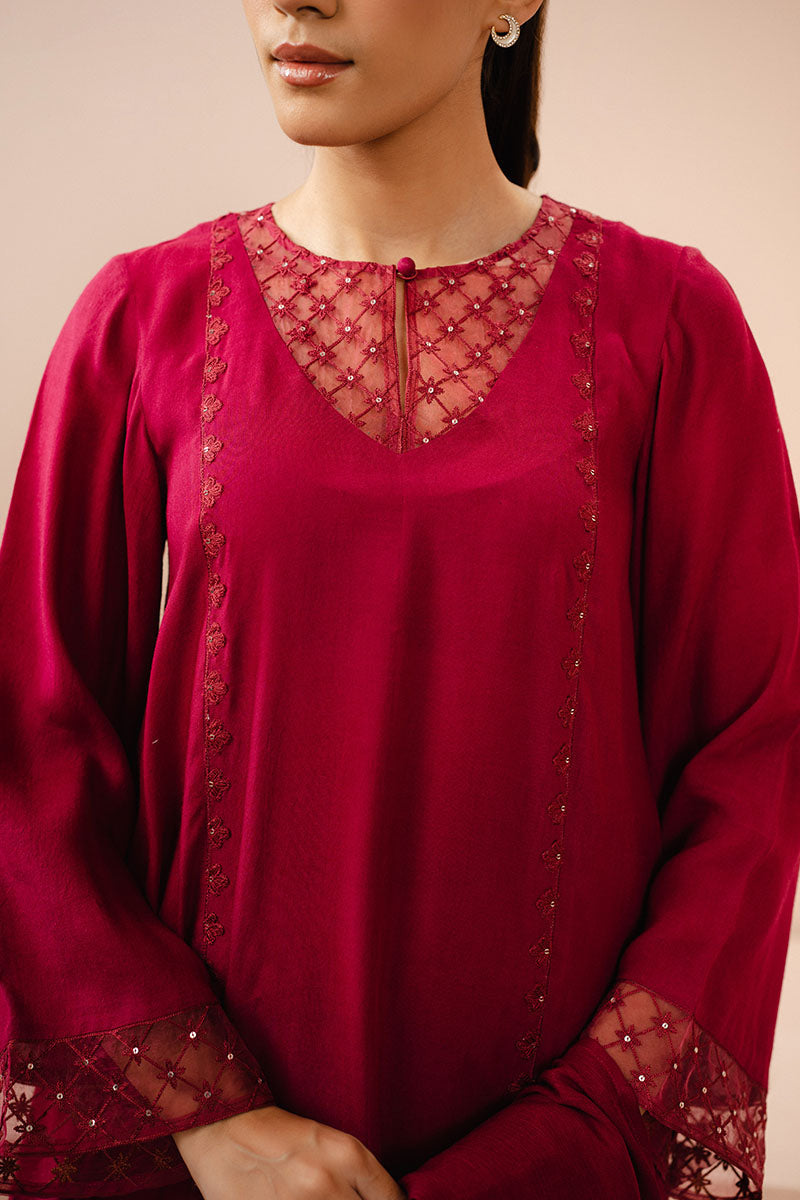 SANGRIA ALLURE-2 PC 2 PIECE (SHIRT AND DUPATTA) | Cross Stitch RTW