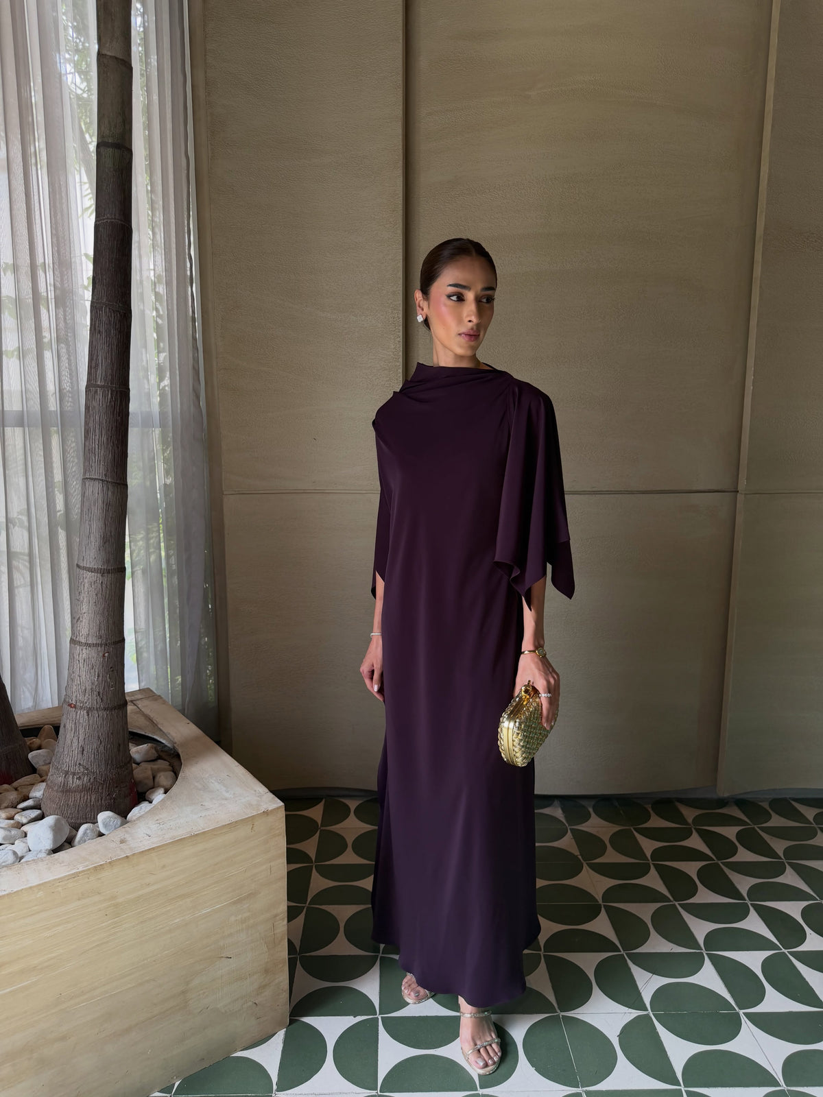 KENDALL SET IN AUBERGINE | Sak Atelier