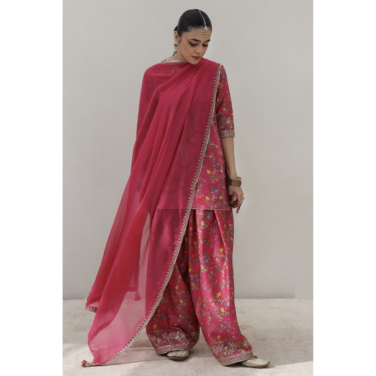 Printed Candy Pink Outfit | Choti Eid' 26 | DYOT