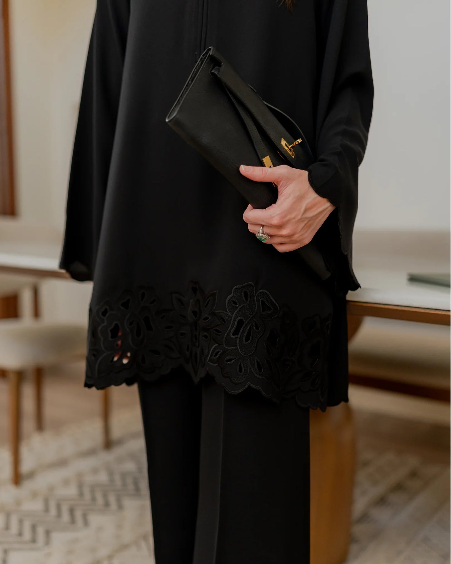 Black Cutwork Set | LIRA