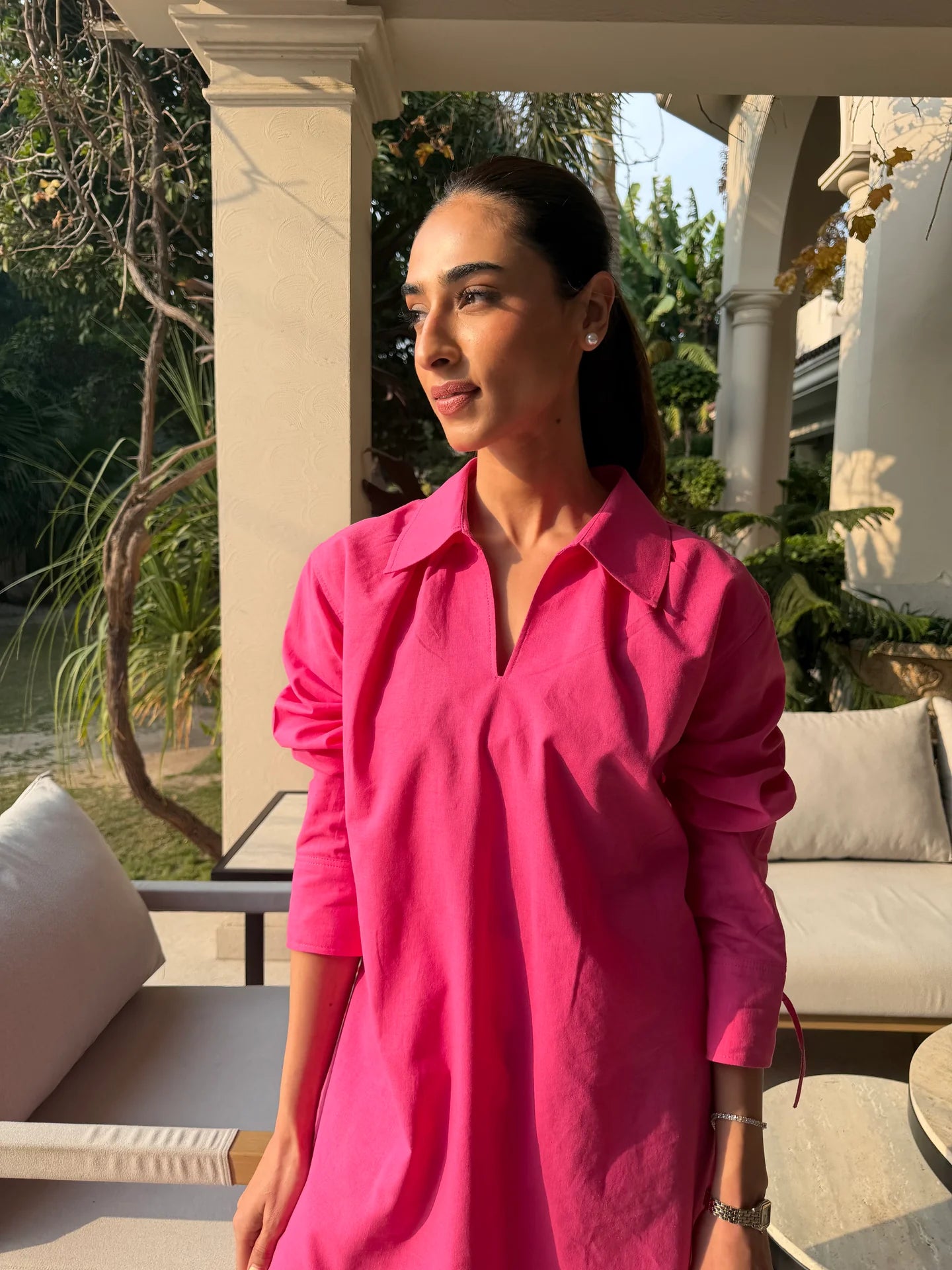 Hot Pink Bow Set | Sak Atelier