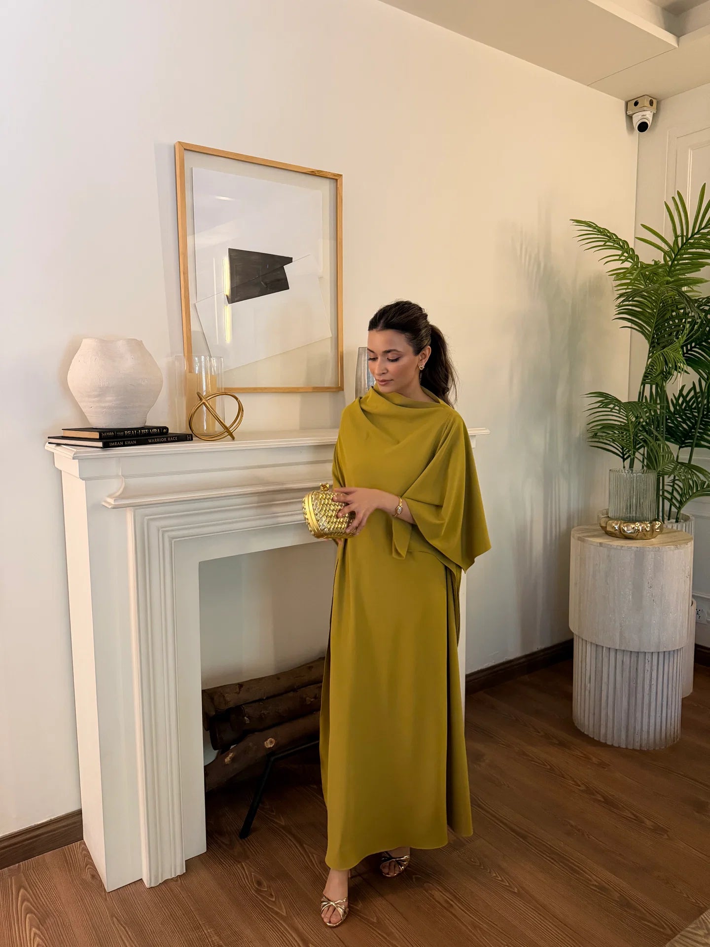 CHARTREUSE KENDALL SET WITH SLEEVES | Sak Atelier