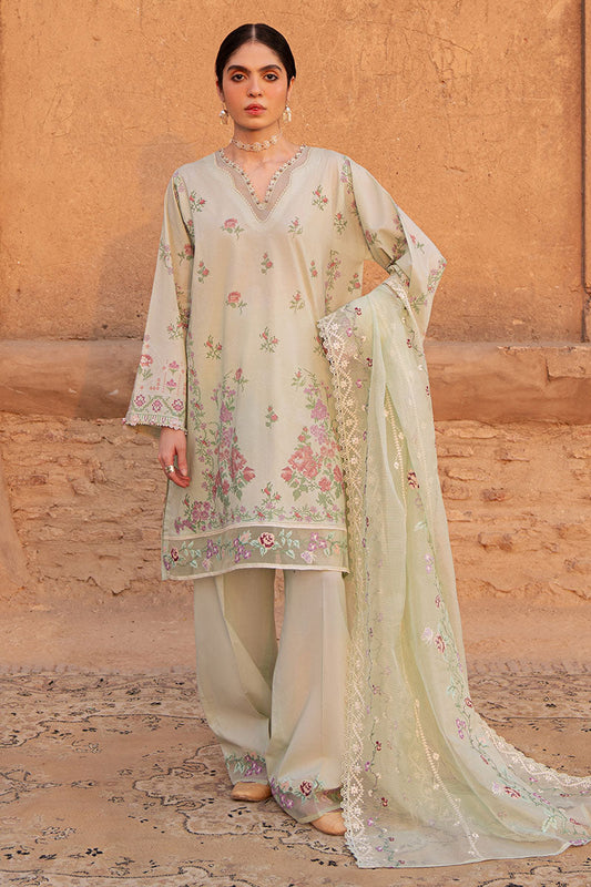 CITRINE AURA-3PC PRINTED LAWN SUIT | Cross Stitch