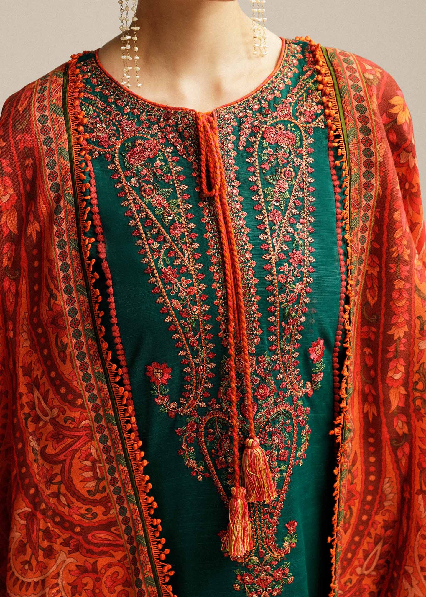 Hussain Rehar Shawl Khaddar | Marjaan