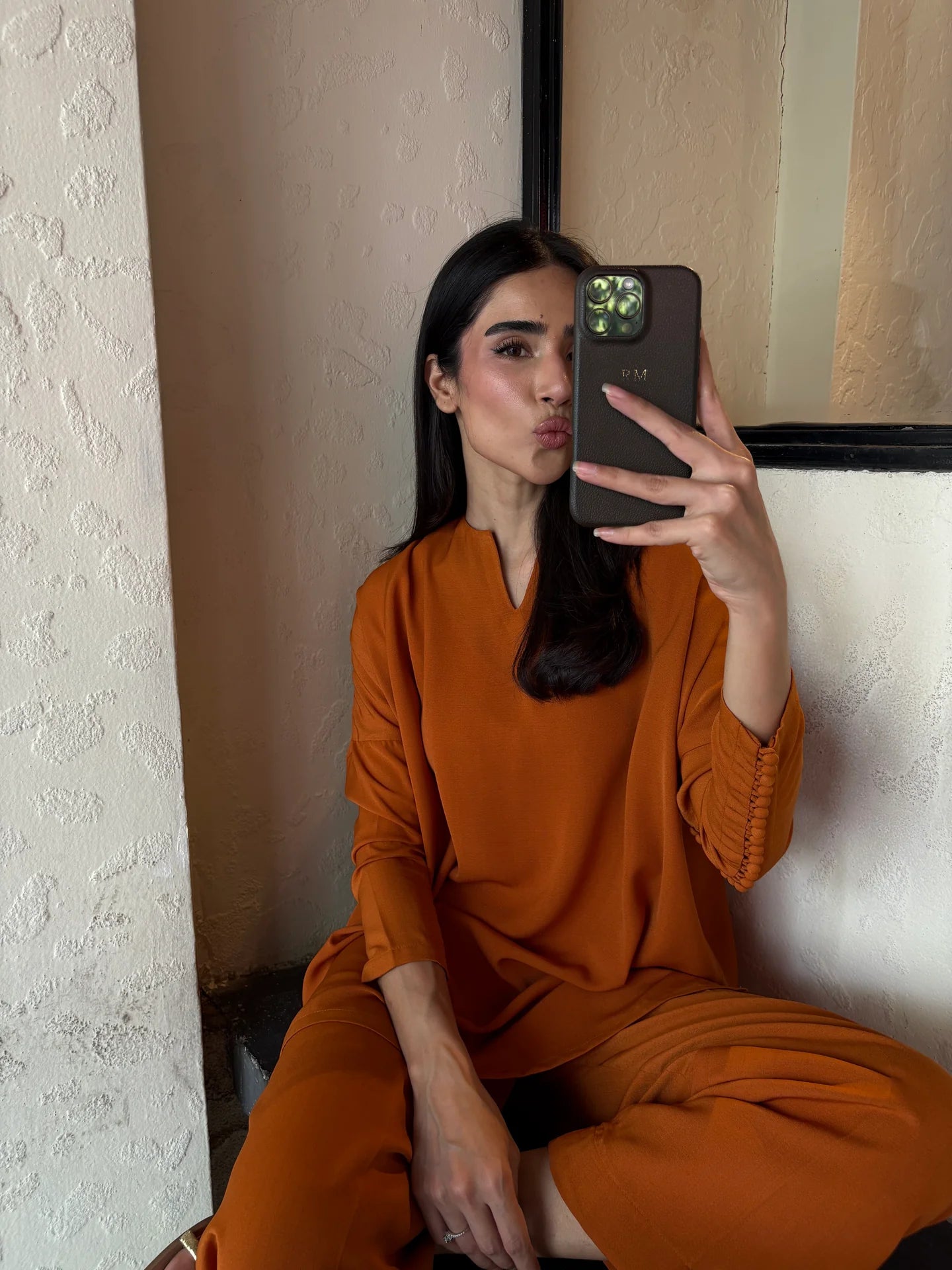 Burnt Orange Gabby Set | SAK ATELIER