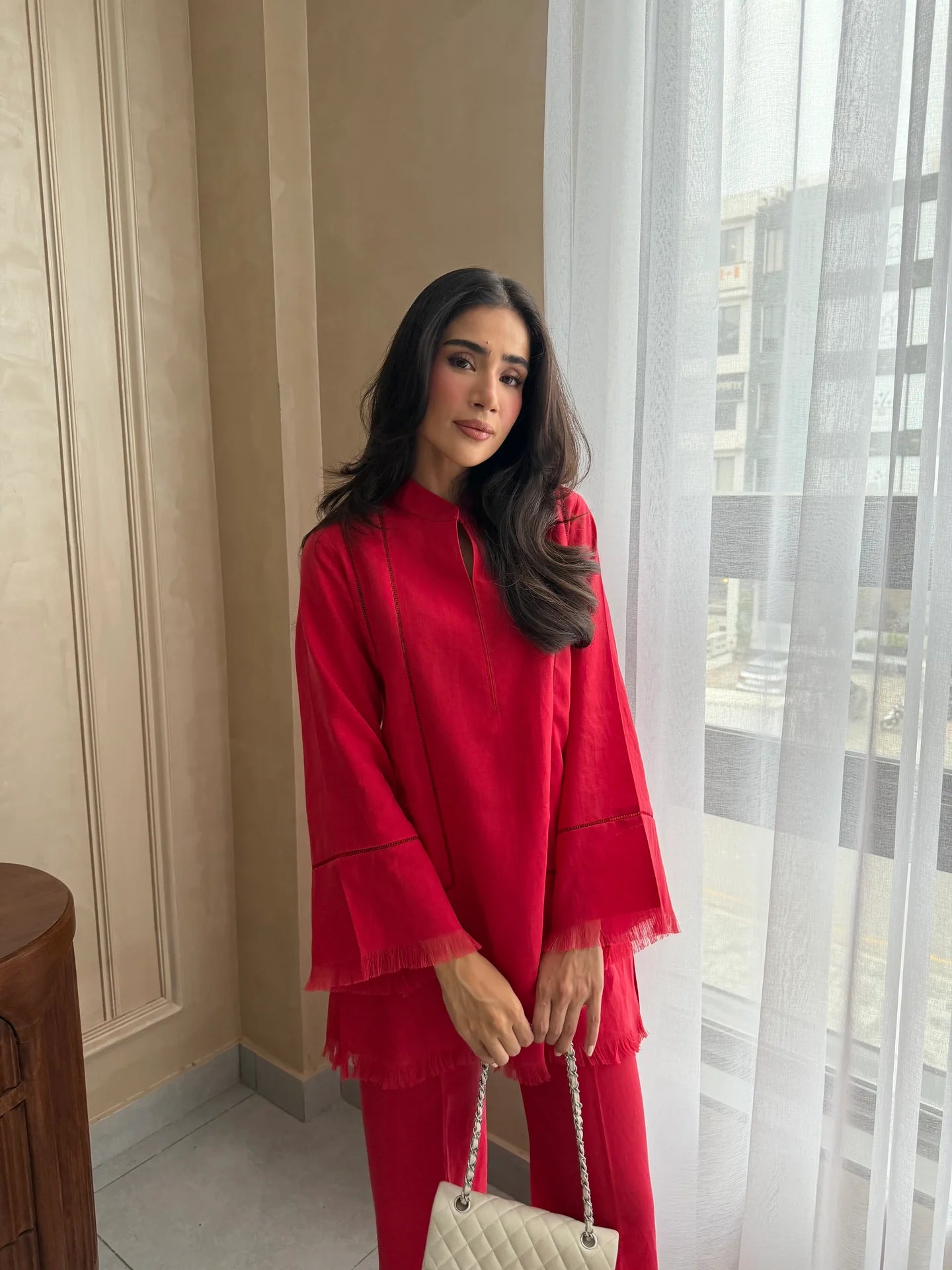 POPPY RED NEW CARLO | Sak Atelier