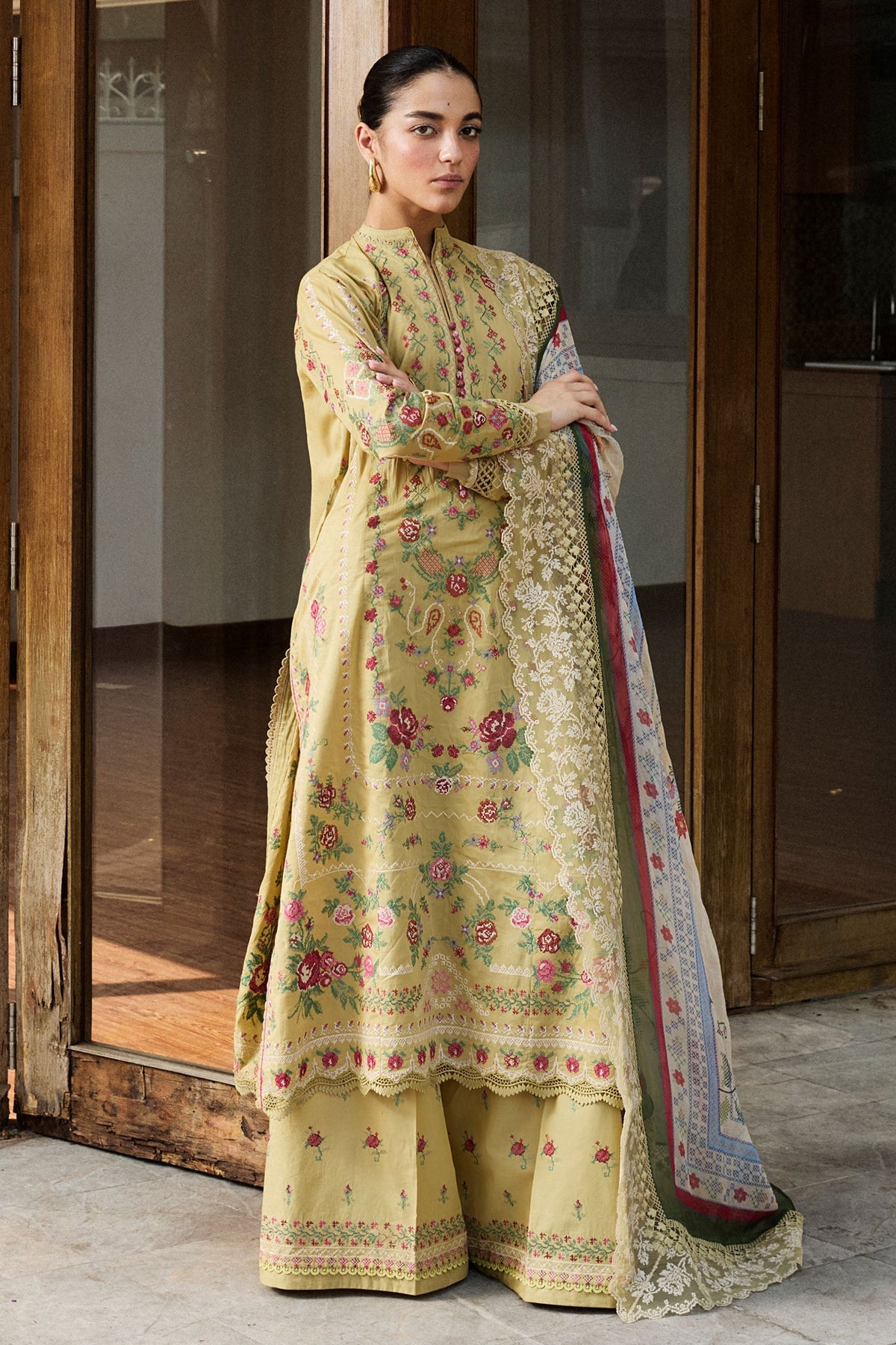 Hikari-7B | Zara Shahjahan Satori Unstitched Luxury Lawn’25