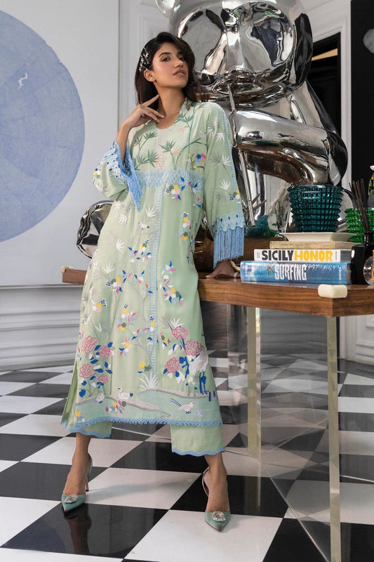 FW25SM026P2T | Safi & Me - Raw Silk Edit | SANA SAFINAZ