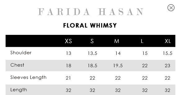 FLORAL WHIMSY SHIRT | DHOOP | FARIDA HASAN