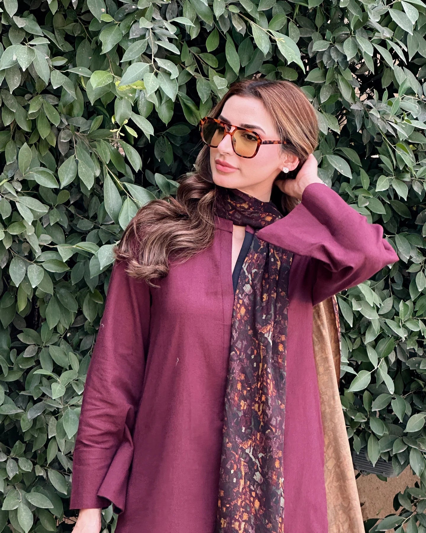Plum Two-Tone Set | LIRA