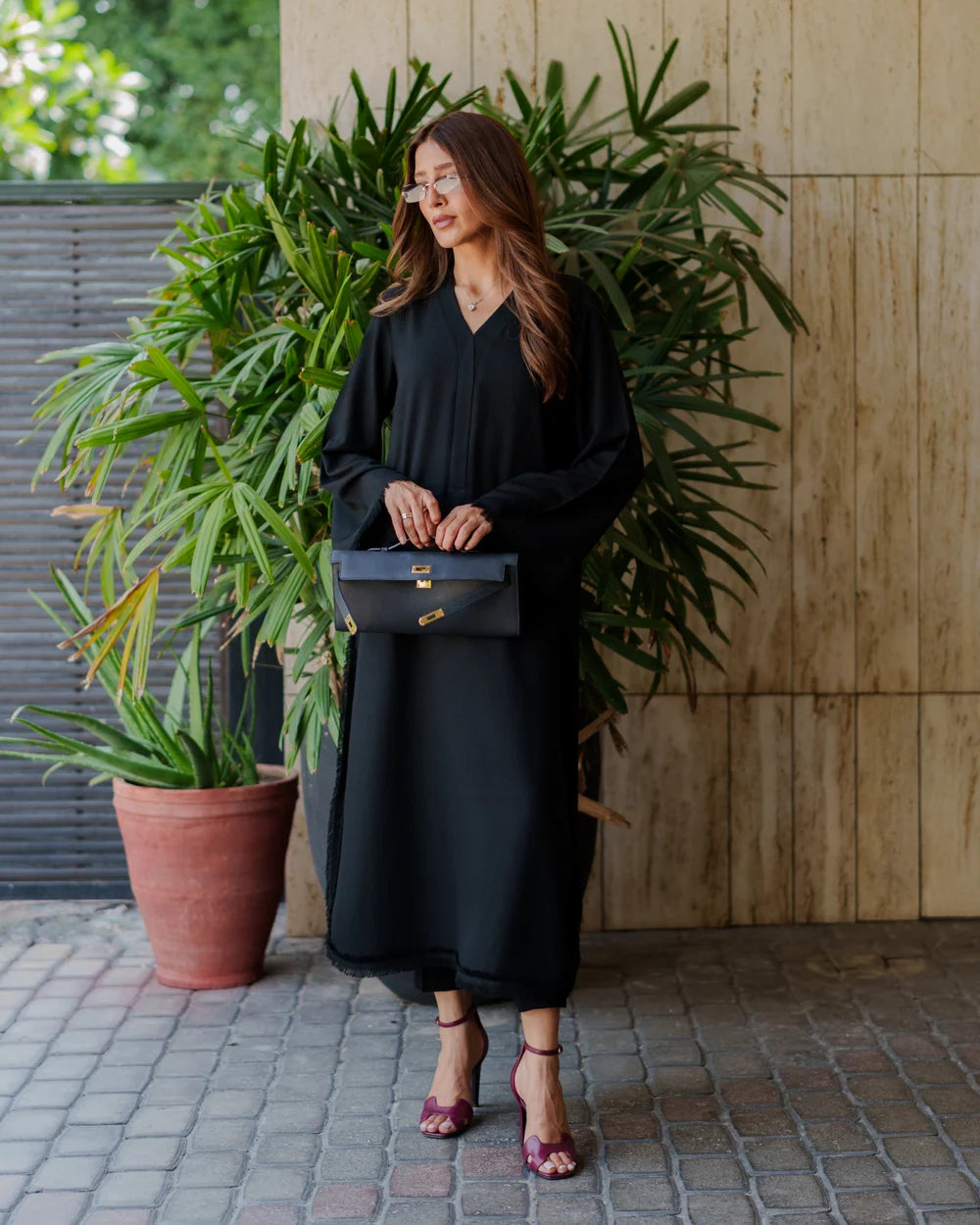 Black Karandi Fringe Set | New Arrivals | LIRA
