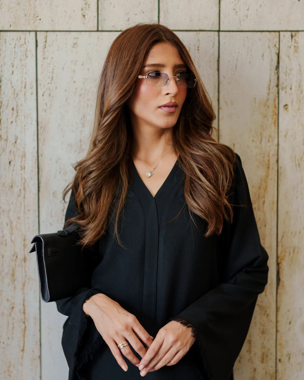 Black Karandi Fringe Set | New Arrivals | LIRA