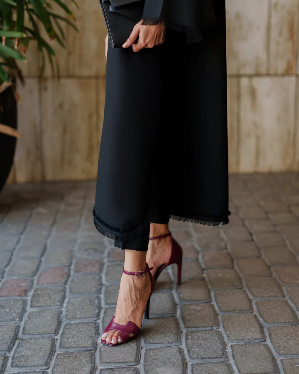 Black Karandi Fringe Set | New Arrivals | LIRA