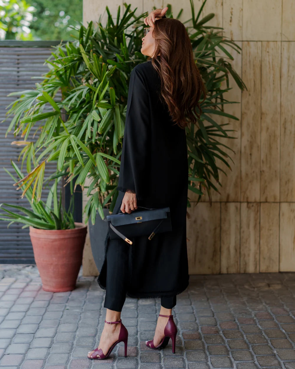 Black Karandi Fringe Set | New Arrivals | LIRA
